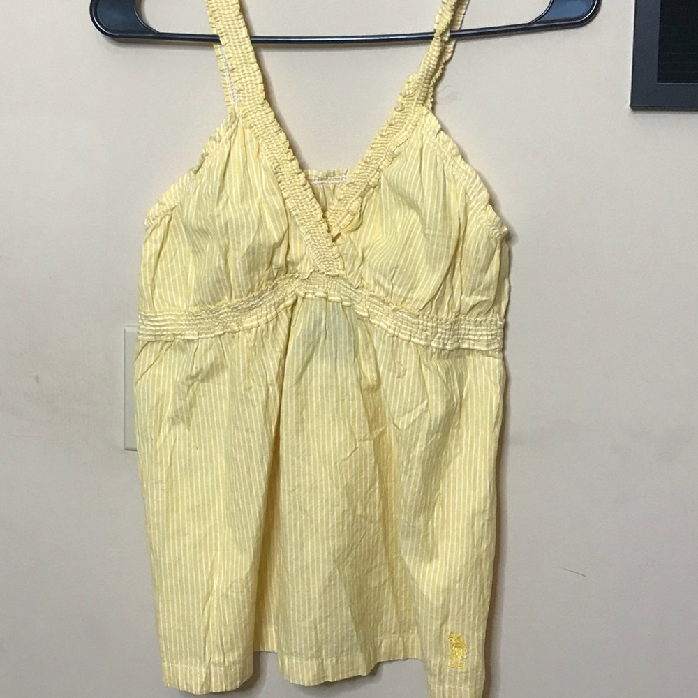 Yellow Sleeveless Top